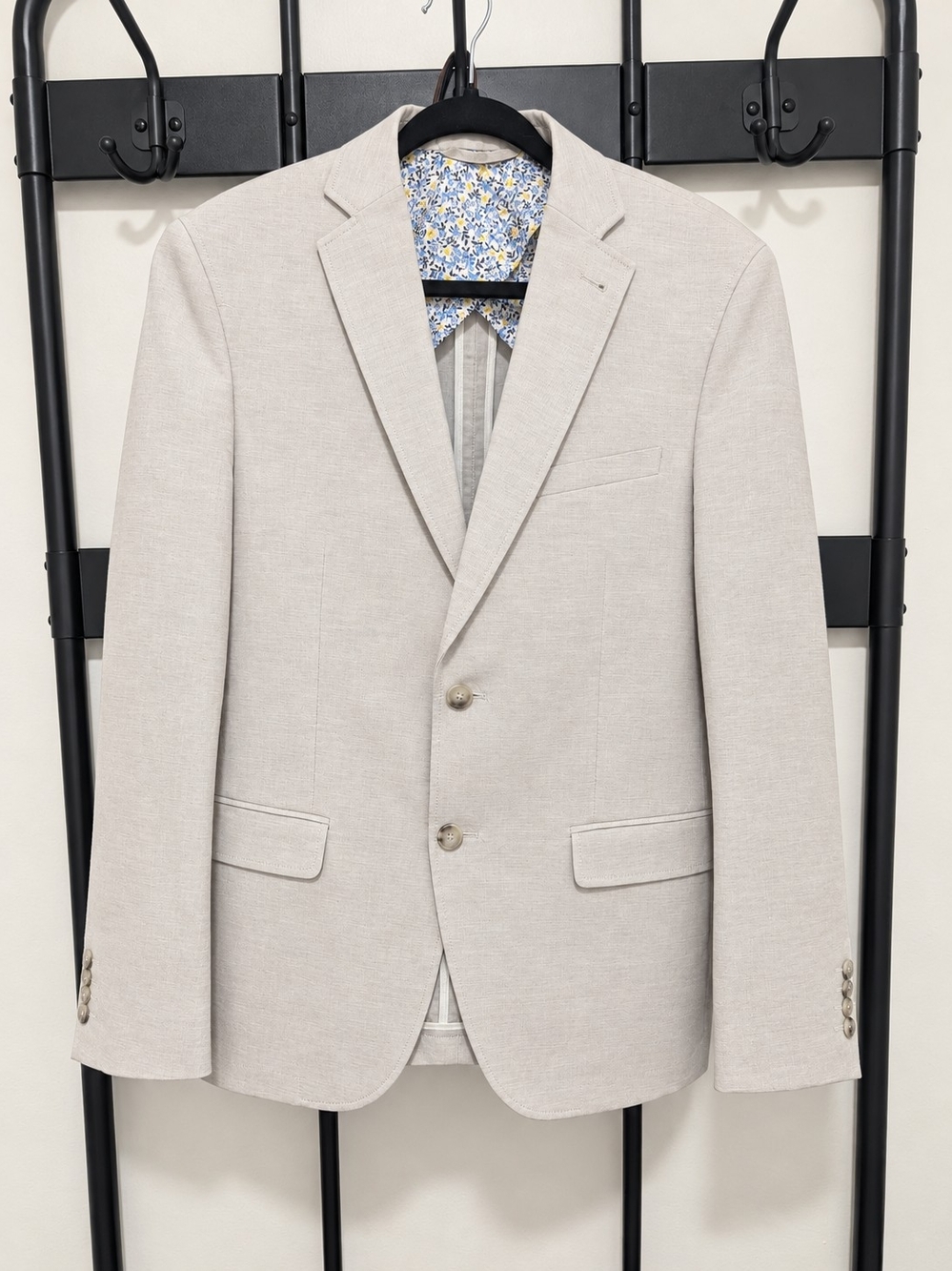 BOSCO UOMO 38 R - Men's Cream Blazer - Classic Tailored Fit